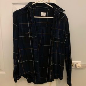 Navy RVCA flannel